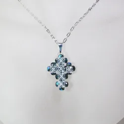 Pendant 45cm - Sierra-Silver Chain - Pendant 45cm - Laiton argenté